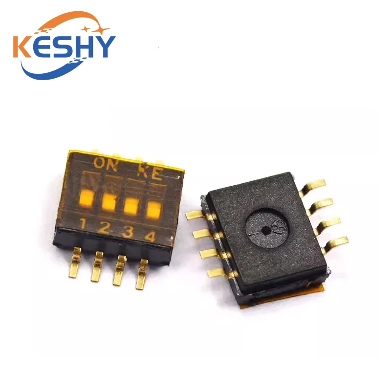5Pcs 1.27mm Pitch Dip Switch SMD SMT Slide Type Switch 1/2/3/4/5/6/8/10 Position