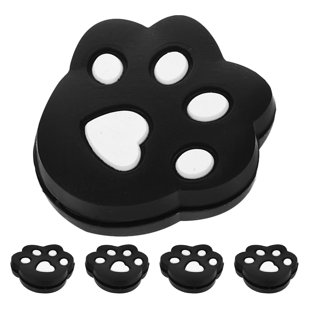 

5PCS Tennis Racket Cute Hearts Vibration Dampeners Racquet Accessories Silicone Soft Durability Comfort