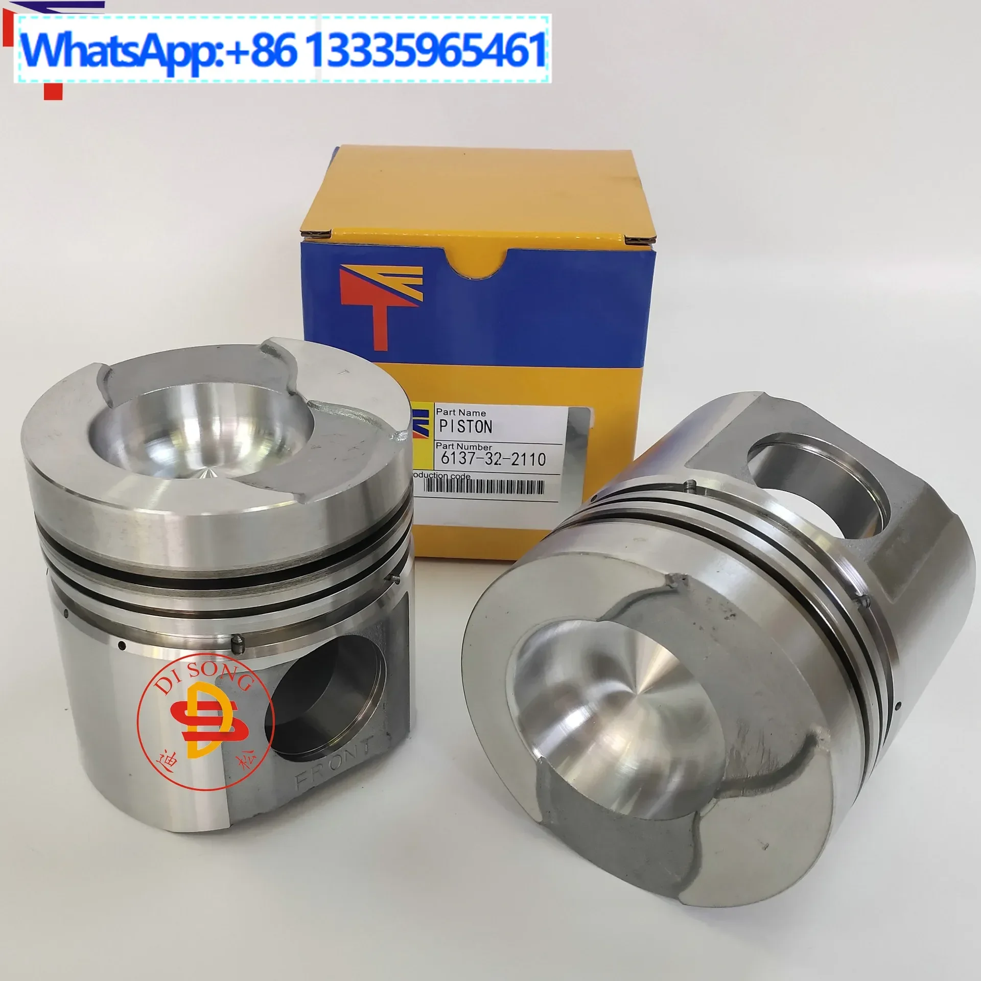 

Поршень 6137-32-2110 для деталей двигателя экскаватора PC200-3/S6D105