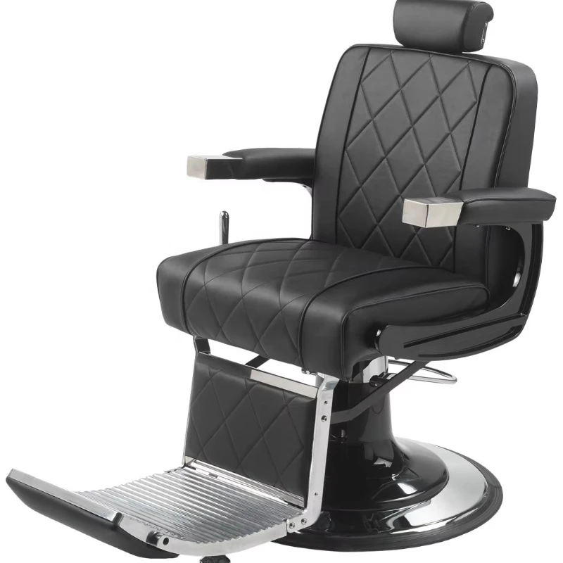 

Classic Men's Barber Chair Antique For Sale; Fashion Beauty Salon Furniture; Black Hydraulic