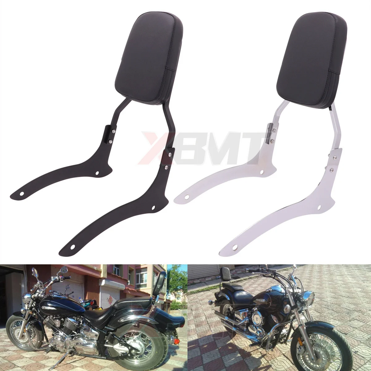 Motorcycle Backrest Sissy Bar For Yamaha V-Star DragStar 1100 XVS1100 Custom 2000 2001 2002 2003 2004 2005 2006 2007 2008-2011