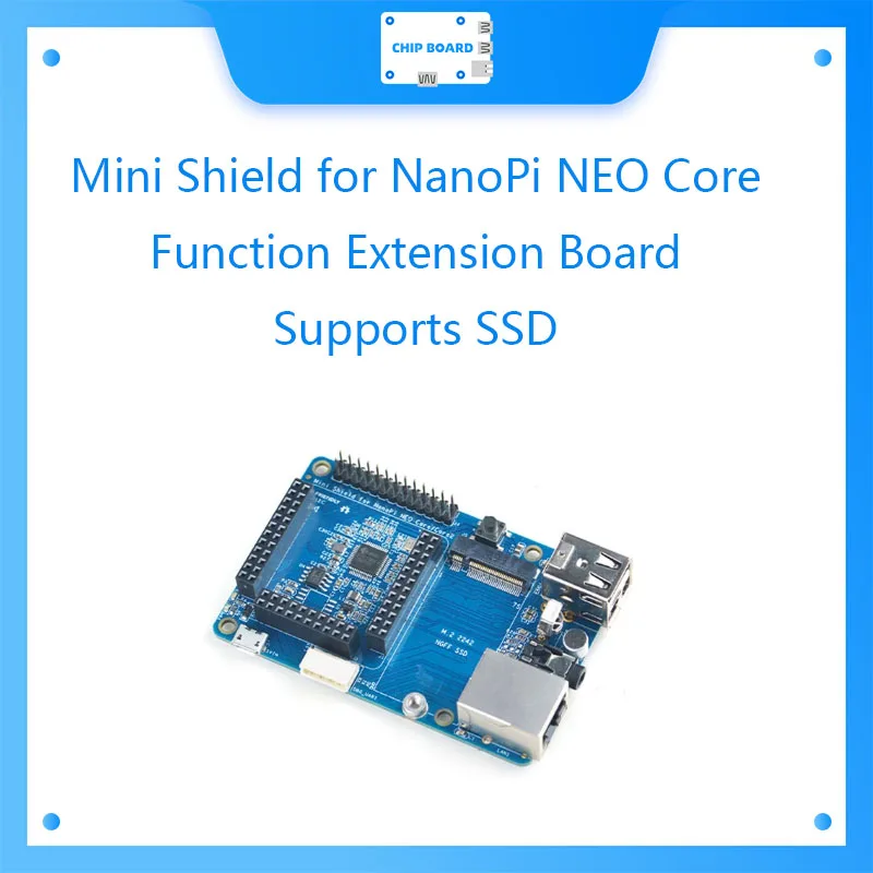 Mini bouclier pour carte d'extension de fonction NanoPi NEO Core/Core2, prend en charge SSD