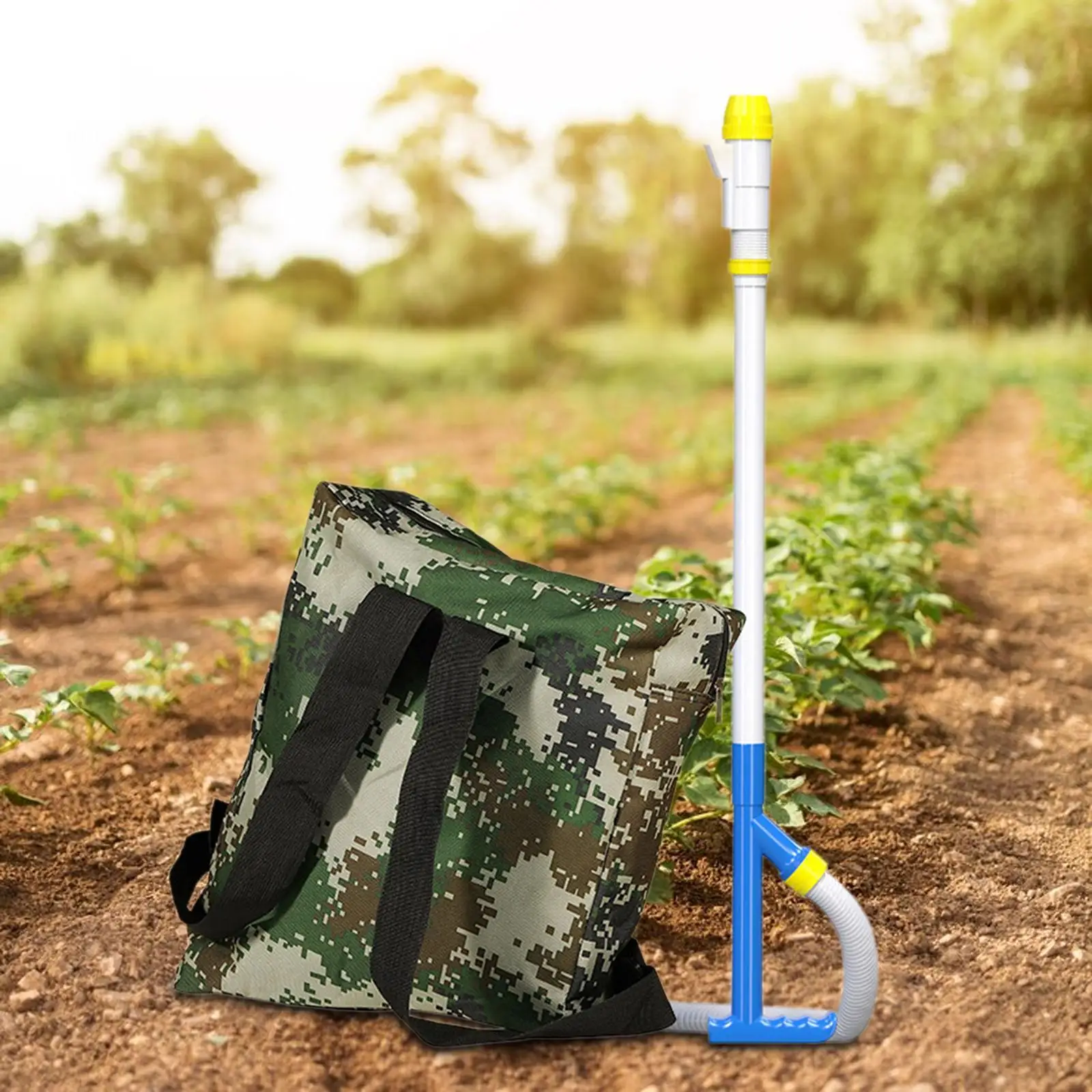 Fertilizer Spreader Ergonomic Handle Gardening Tool Multifunctional Fertilizer