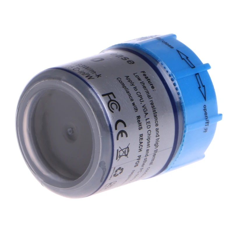 CPU Hea용 Amd용 m-K용 20CB 박스형 HY510 회색 열전달 그리스 페이스트 1.93