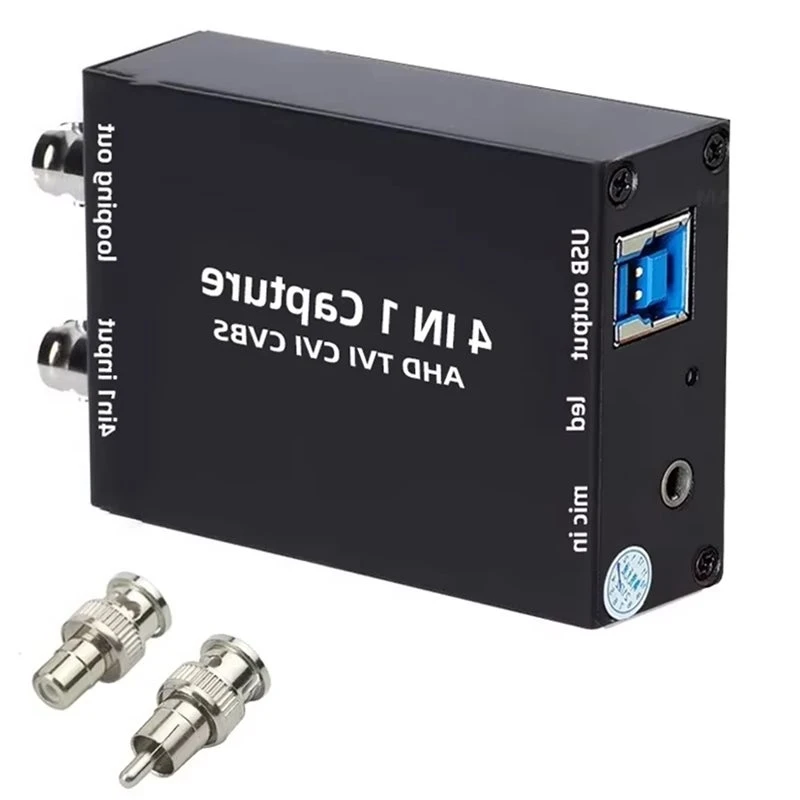 A96E-For OBS Potplayer Collection Recorder AHD TVI CVI CVBS To USB Output Plug And Play Video Audio Capture To Computer