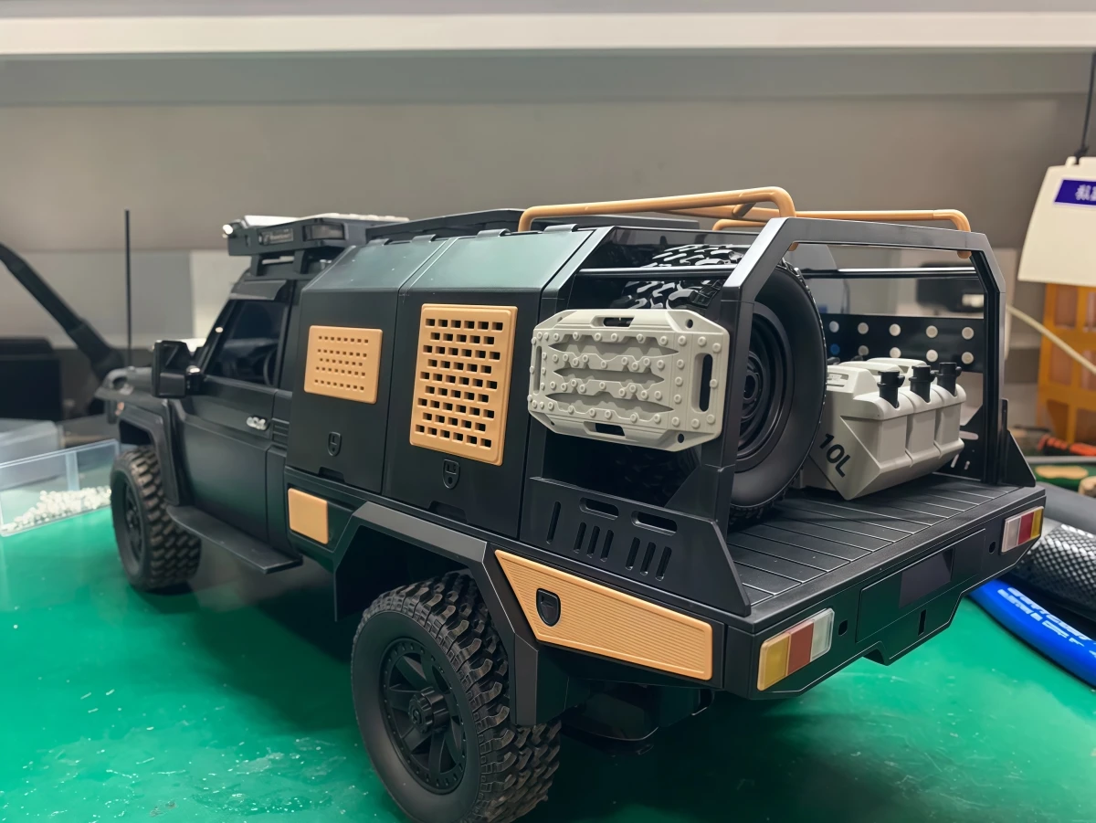 Short‑Size Rear‑Mount Recovery Board 3D‑Printed For 1/12 Mangniu MN82S LC79 RC Crawler Simulation Upgrade Parts