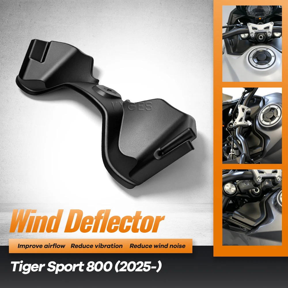 For Tiger Sport 800 2025- Motorcycle Accessories Wind Deflector Cockpit Panel Fairing Updraft Spoilers