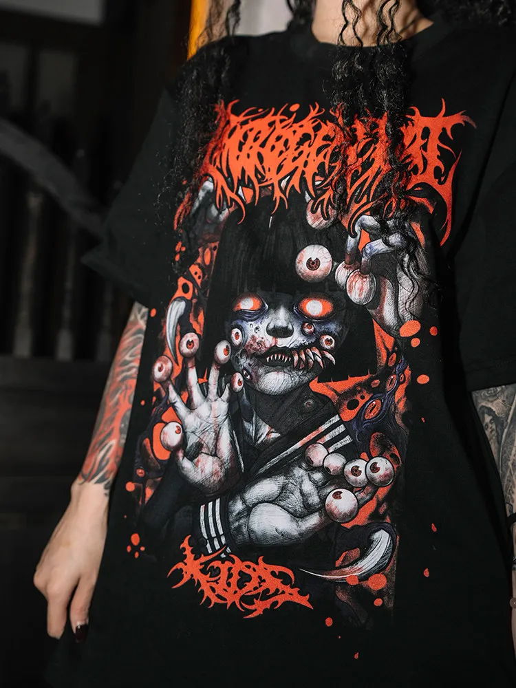 Tattoo Dark Tattoo Creative Art Retro Style Summer Casual T-Shirt Men's and Women's Luxury Brand Top 2026 New Art Logo