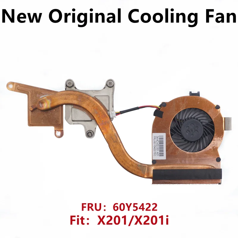 Nieuwe Originele Voor Lenovo Thinkpad X201 X201i Cpu Cooling Fan Heatsink Koeler Radiator Fru: 60Y5422