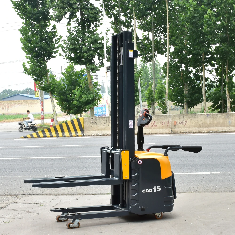 

YG Customized Energy Saving 1.5T Orange Electric Stacker Low Power Consumption Cost Effective For Long Term Use