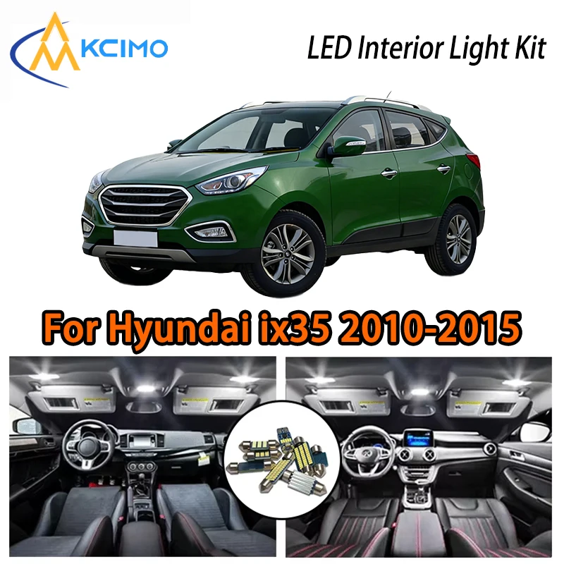 

KCIMO For Hyundai ix35 2010-2015 Premium LED Interior Kit - 2 Colors , Quick Installation, Long-Lasting