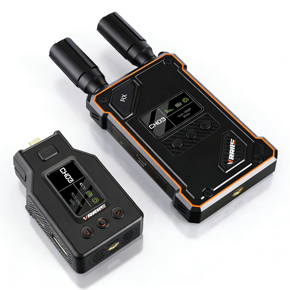 Vrriis 500m Wireless Transmission HDMI Extender Video Transmitter Receiver for DJI Osmo Pocket 3 4 Camera UVC Live Streamining