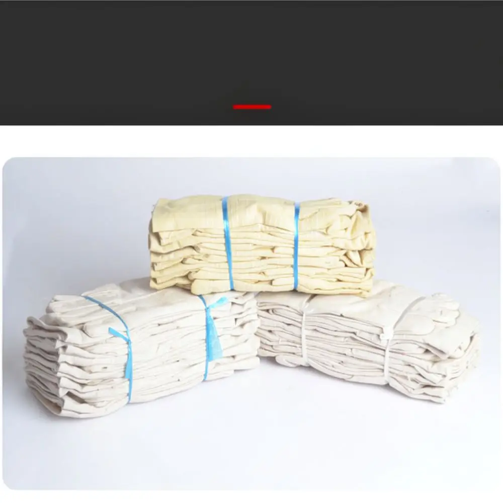 Heavy Duty Canvas Welding Gloves Reinforced Thickened Material Durable Hand Protection For Industrial Machinery