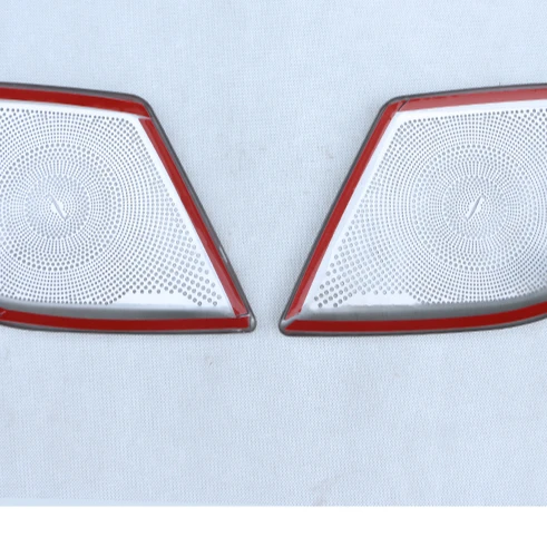 Car Decoration Dashboard Speaker Silver Grille Car Audio System Cover
