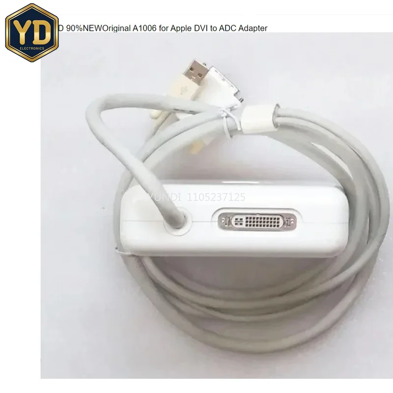 

YD 1pcs Original A1006 for Apple DVI to ADC Adapter 90new