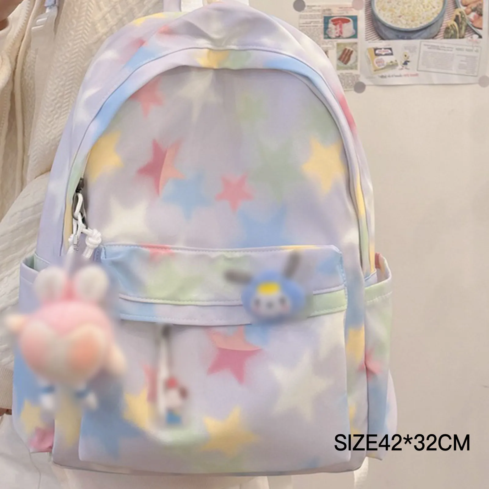 Water Resistant Schoolbag for Girls Durable Nylon Backpack with Padded Shoulder Strap for School Bags Travel Back Pack