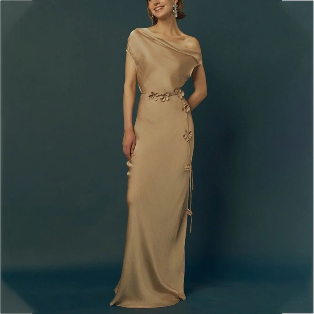 

Modern Evening Dresses Sleeveless Classic Fit Elegant Chic Prom Dress Mermaid Floor Length High Quality Banquet Party Gown