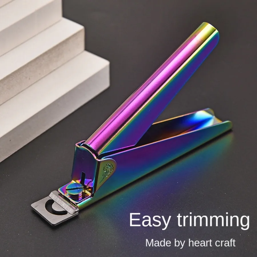 Stainless Steel Nail Clippers Nail Tools Color Titanium Steel Nail Push Dead Skin Clippers Special Nails Art Tools Nail Cutter