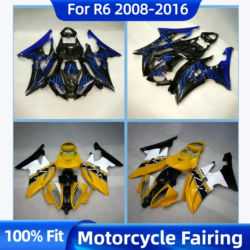 

Комплект обтекателей для мотоцикла Yamaha R6 2008 2009 2010 2011 2012-2014 2015 YZF600 08-16 обтекатель