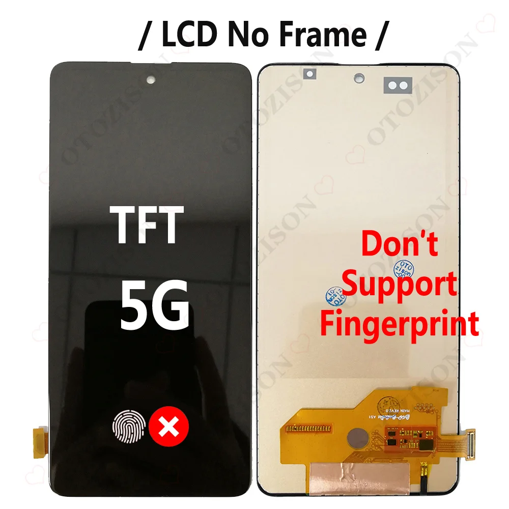 Schermvervanging Voor A51 6,5 Inch Touchscreen Digitizer Montage Gereedschapsset A51 Modellen