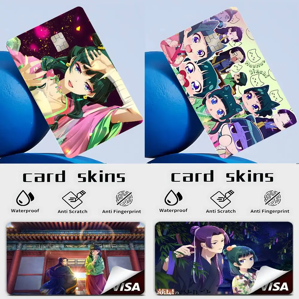 T-Tomorus K-Kurokawas Credit Card Skin Stickers Matte Anti Scratch Suitable For VISA Card Bus And Subway Contactless IC Cards
