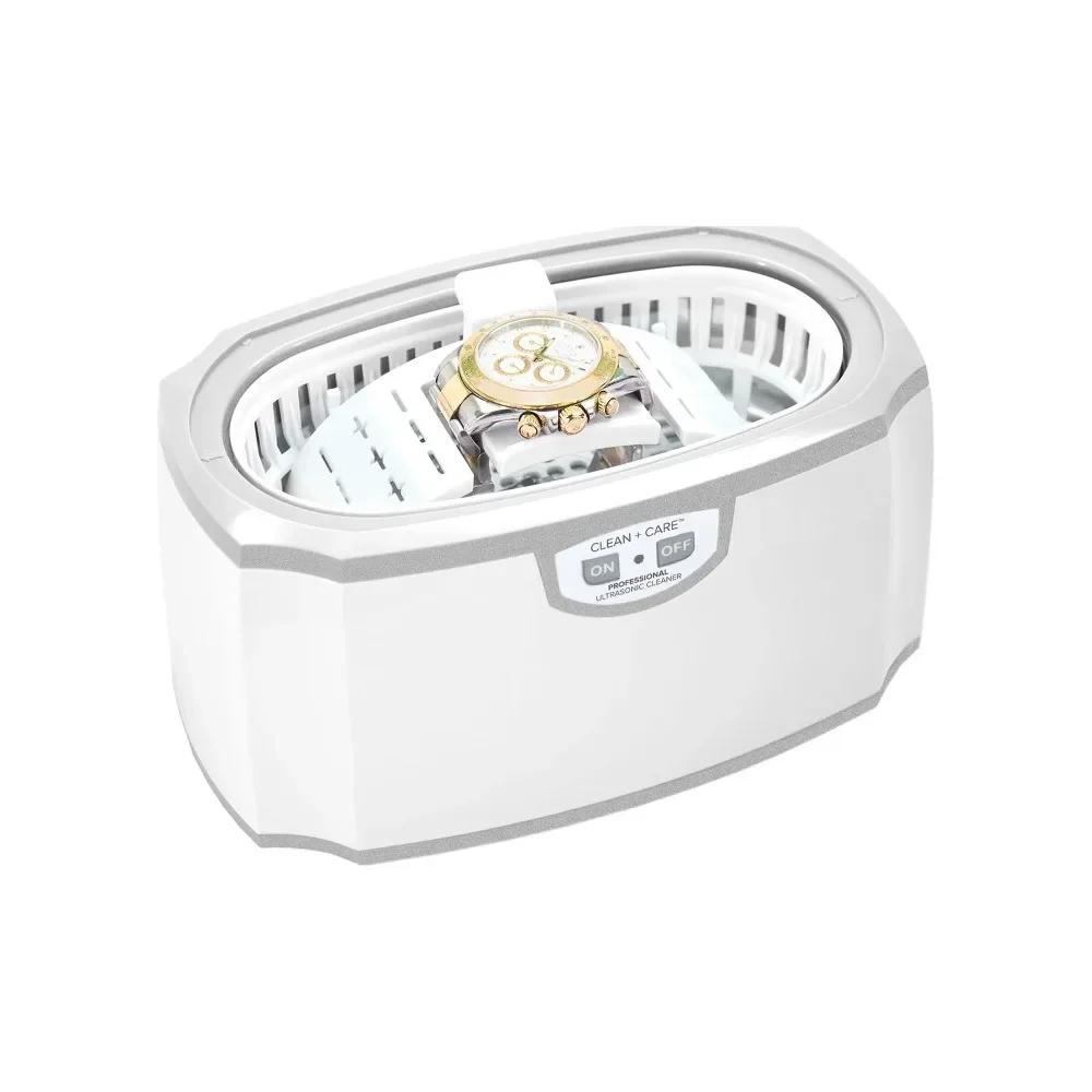 Ultrasonic Cleaning Machine for Jewelry & Watches, with Timer & Watch Holder, Stainless Steel