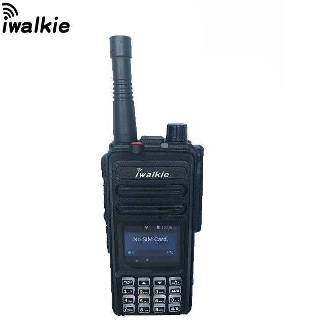 Black 4G POC Walkie Talkie With 50km Long Distance Coverage Duplex Call Two-Way For Radio From China For Conferences