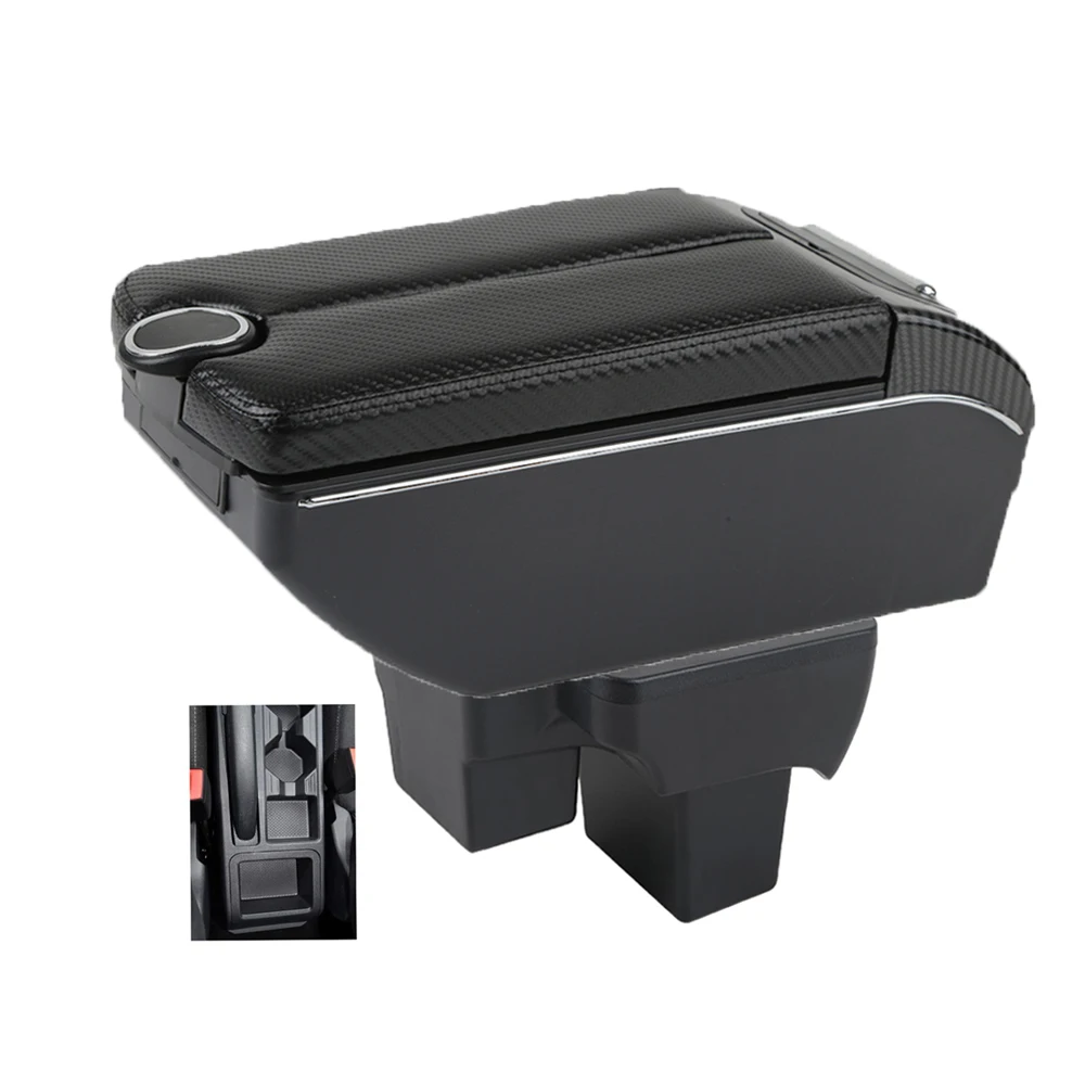 For Volkswagen VW Polo Nivus Novo Virtus Armrest Box Storage Box Arm Bracing central control panel elbow support for drivers