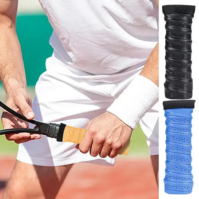 Tennis Grip Tape Overgrip Badminton Paddle Overgrip Wrap Tennis Tape Handle Grip Tape Breathable Tennis Paddle Grip For Racquets