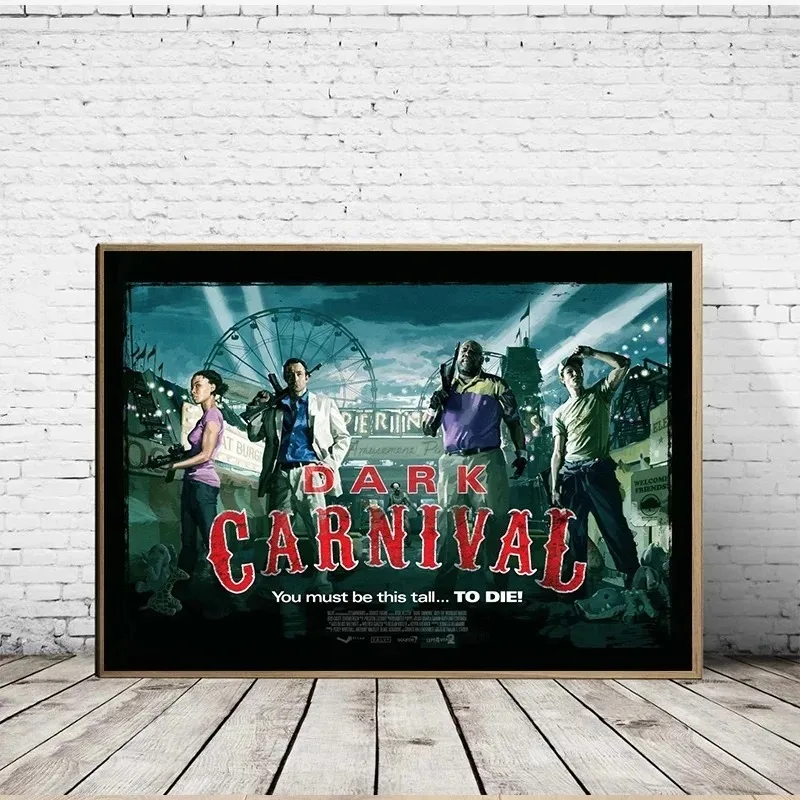 Hot Action Game Left 4 Dead Poster for Living Room Canvas Painting Art Home Decoration Wall Decor Picture Posters Mural