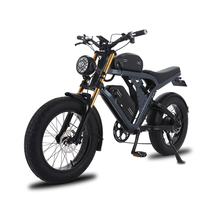 

Wholesale 100km Ebike Fat Tire Electric Bike 1500W 48V High Speed 20 Inch Electric Dirt Bike for Adults