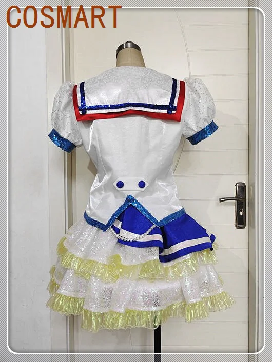 COSMART Anime LoveLive!Sunshine!!Aqours Jumping Heart Chika Kunan Concert Version Elegant SJ Uniform Cosplay Costume Any Size