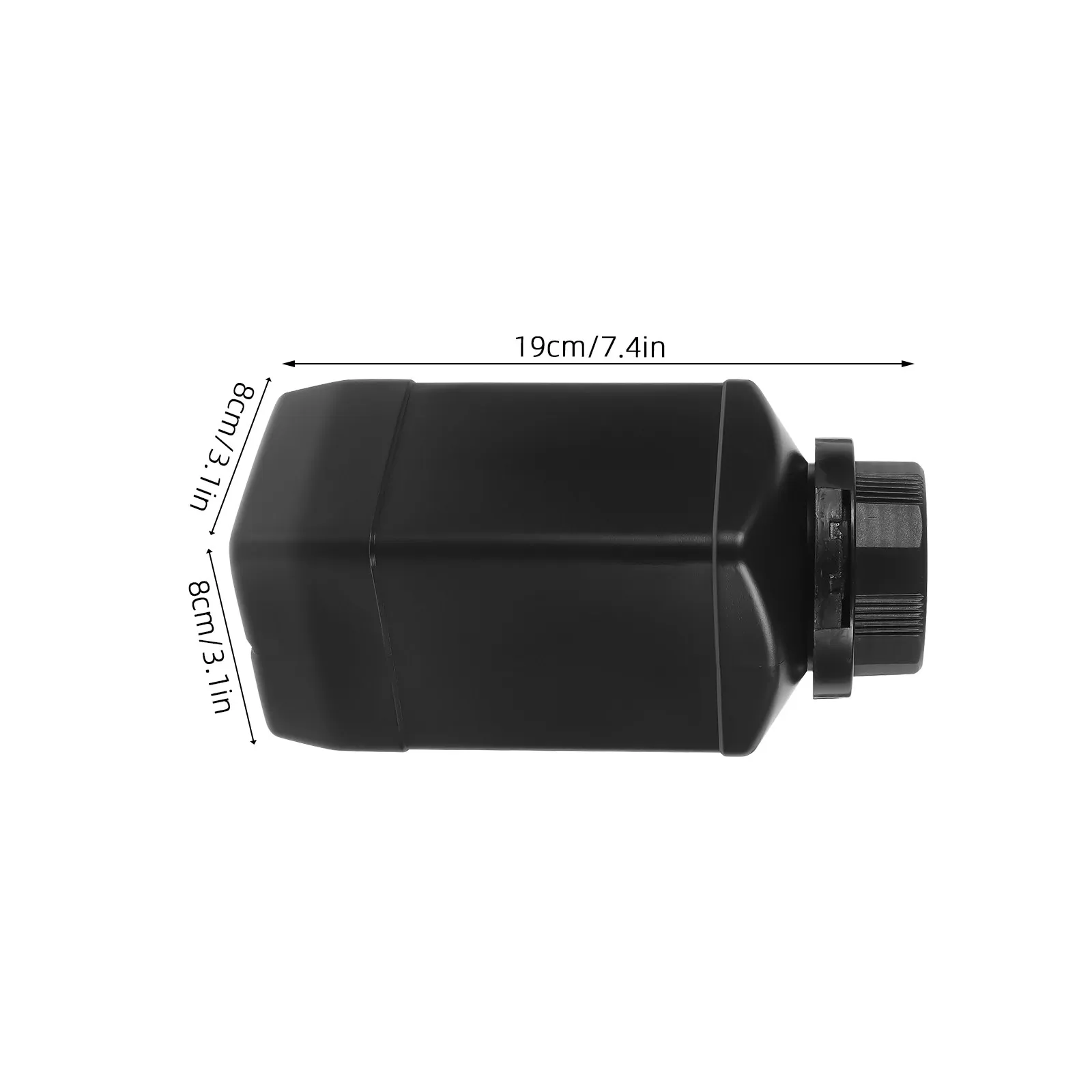 6Pcs Wide Mouth Reagent Bottles Black Pe Plastic Screw Thread Closure Lab Chemical Storage Jars Leakproof Inner Stopper Caps