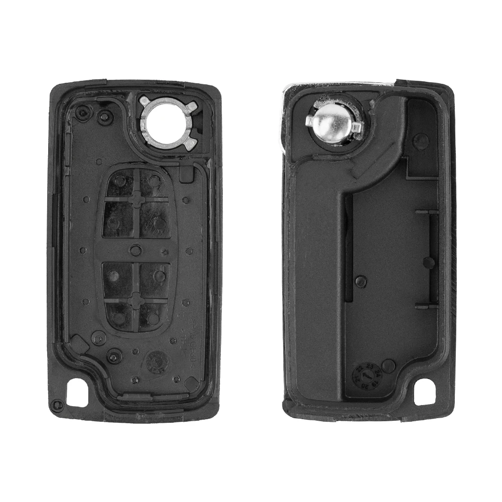 SILY 2/3 BTN Folding Car Key Shell Case for Peugeot 207 307 3008 5008 807 Expert Partner Citroen C3 Picasso C-Crosser C4 C8
