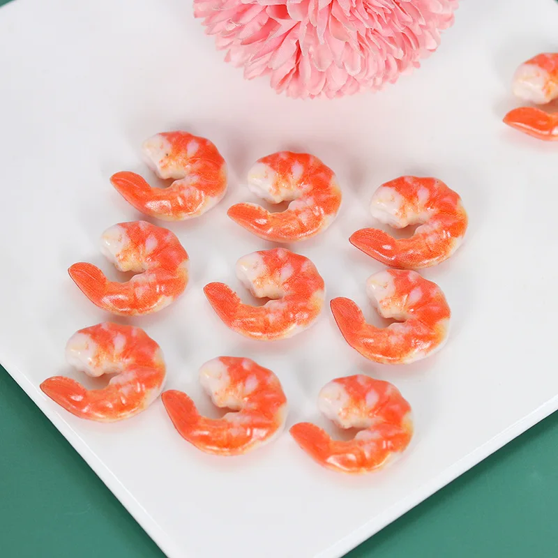5pcs Fake Shrimp Model Sea Food Shrimp PVC Shooting Props Restaurant Samples Furnishings Simulation Food Shrimp Tails Home Decor