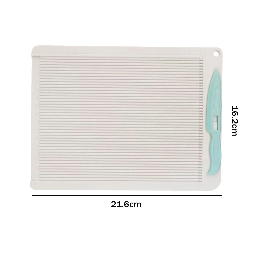 DIY Supplies Paper Cutter Plastic Scoring Board with Measuring Grid Mini Score Board Handmade Craft Embossed Lines Scrapbooking