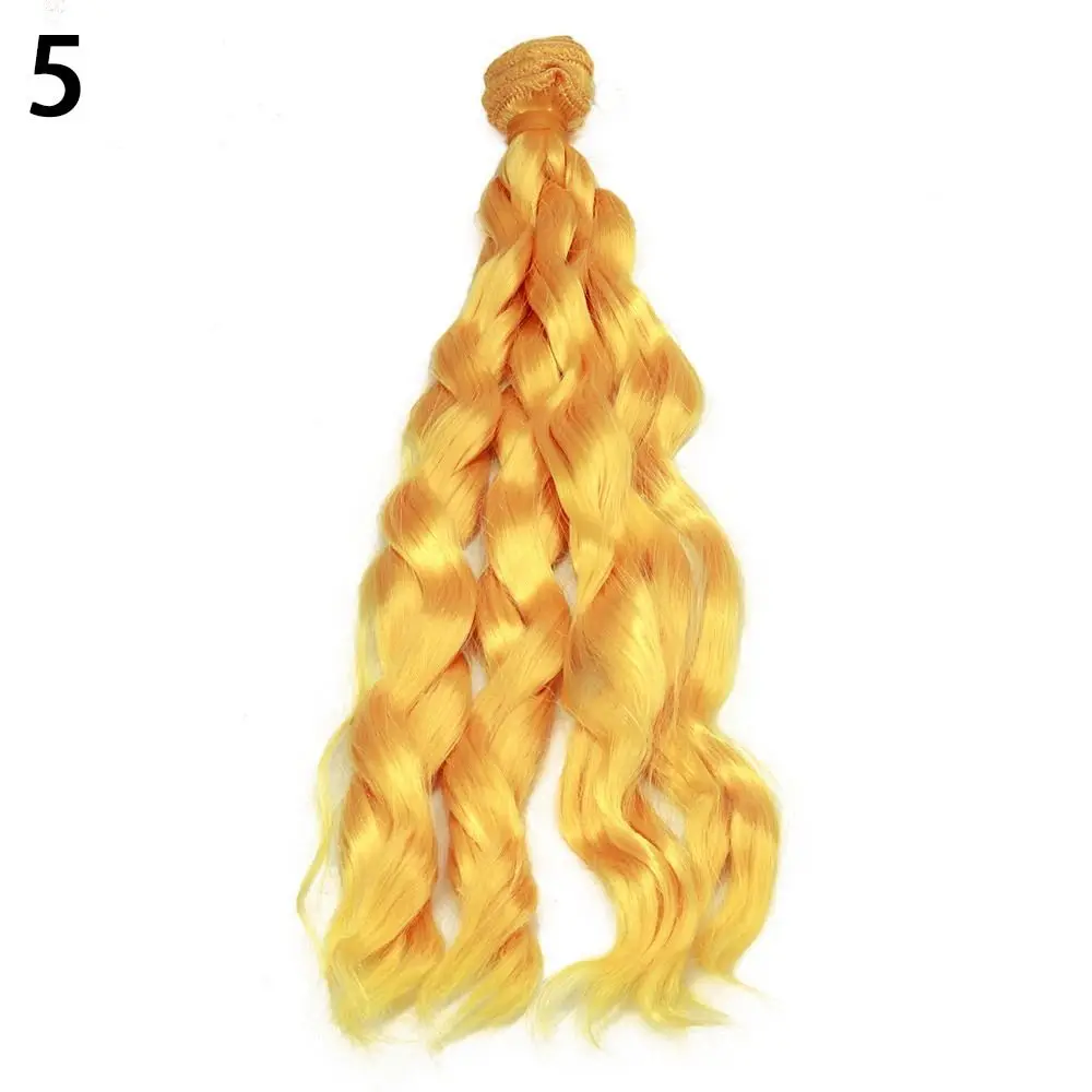

1PC Hot 20cm Synthetic Fiber Wig Hair Wigs DIY Dolls Accessories Long Straight
