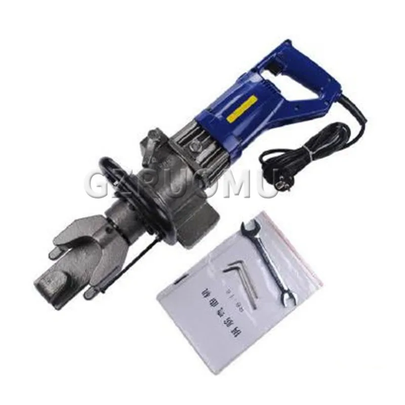 RB-16 Electric Hydraulic Rebar Bender 900W Portable Steel Bar Bending Machine 0-130° Hand-Held Copper Iron Bending Tool 4MM-16MM