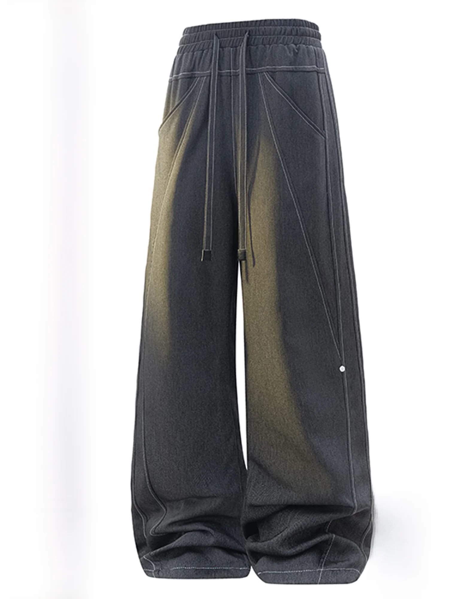 

Мужские зимние теплые повседневные пуховые брюки Paul Frank: новые, свободные, прямого кроя, из полиэстера