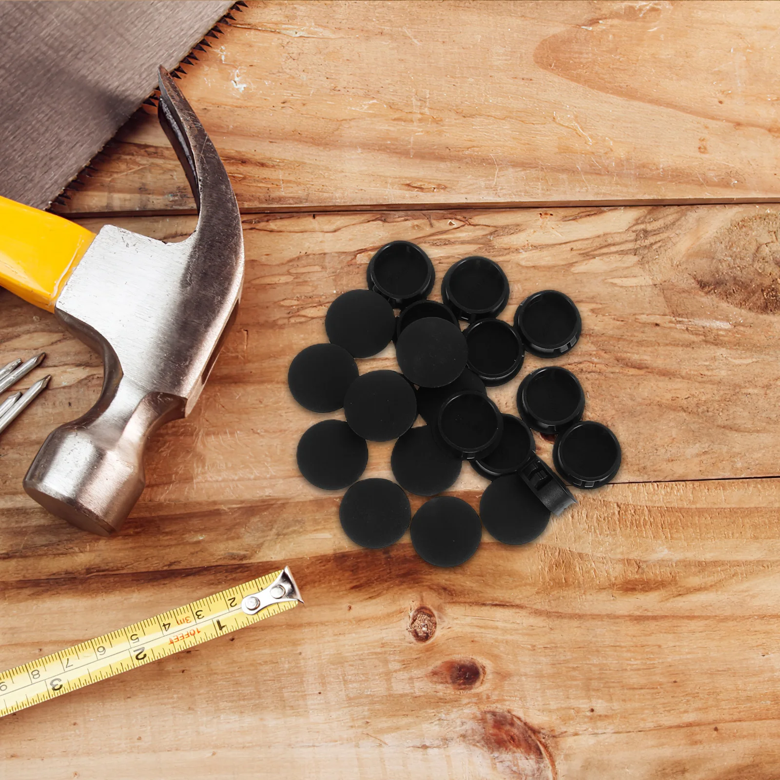 

160pcs Plastic Hole Plug Round Flip Top Screw Covers Black Nylon Caps For niture Cabinet Door Bolt Covers Concealing