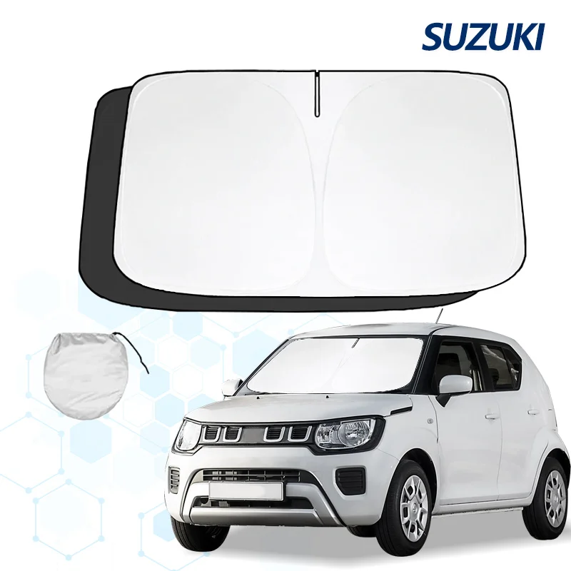 Car Windshield Sun Shade For Suzuki Ignis Sunshade Summer Visor Protector Foldable Blocks UV Rays Protection Accessories