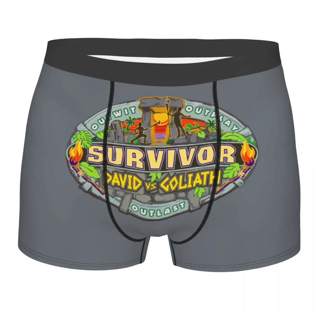 

Custom Adventure Game TV Show Survivor Boxer Shorts For Homme 3D Print Underwear Panties Briefs Breathable Underpants