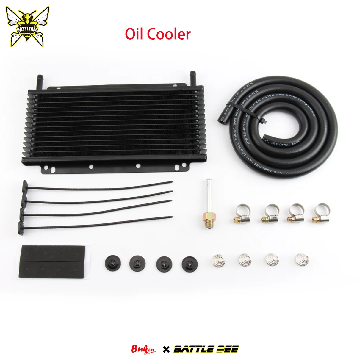 

4/6/8 Row Universal Aluminum Alloy Remote Transmission Oil Cooler/Automatic Manual Radiator Converter