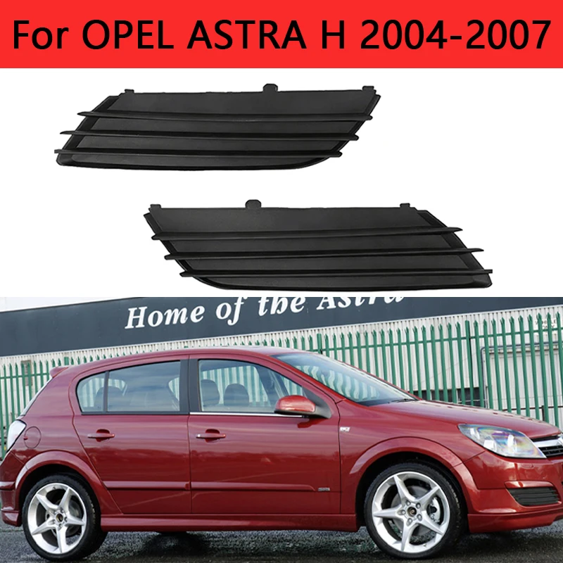 

Car Accessories Front Fog Lights Lamp Grille Cover Without Holes Grill Lamp Cover For OPEL ASTRA H 2004-2007 1400307 1400308