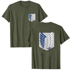T-shirt Cotton Women Men Attack on Titan T Shirt Kawaii Cartoon Titans Attack Tees Harajuku Summer Tops Tee Japanese Anime