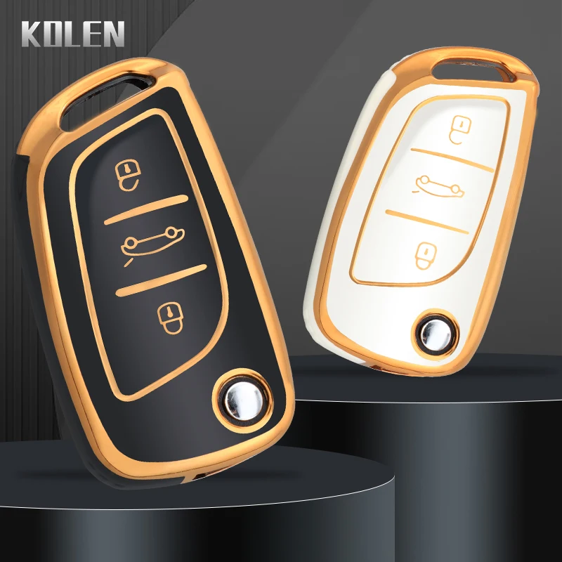 Funda de TPU para llave de coche, carcasa Fob para Citroen C1 C2 C3 C4 C5 XSARA PICA para Peugeot 306 407 807 para DS DS3 DS4 DS5 DS6
