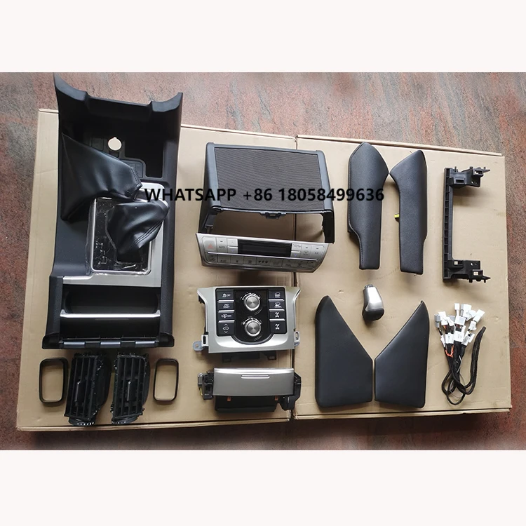 

FOR Land Cruiser Prado FJ150 2010-2017 Car Console Kit UInterior Upgrade Kit to 2018 Style Luxury Accessories RHD