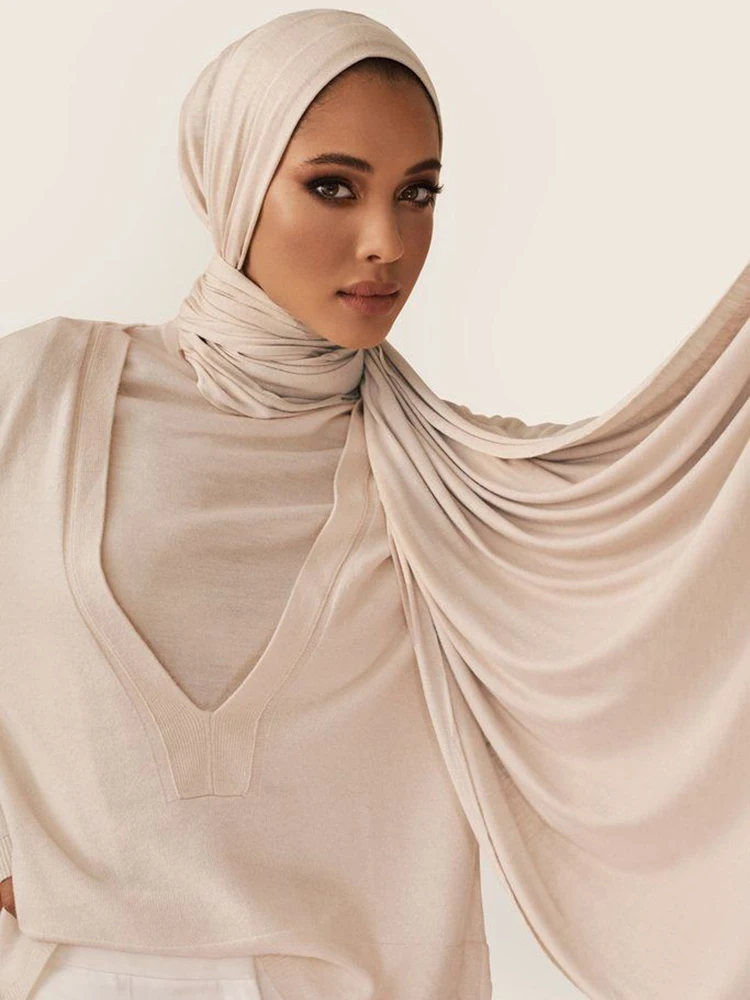 31 cores modal hijab poliéster camisa hijabs cachecol para mulheres muçulmanas xale elástico simples hijab lenço mulher turbante ramadan