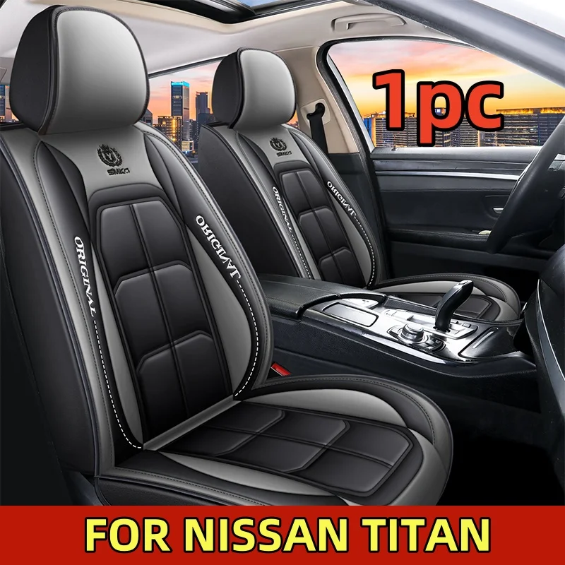 

Car seat cover waterproof wear-resistant PU leather soft and comfortable full wrapping muscle seat cover FOR NISSAN TITAN