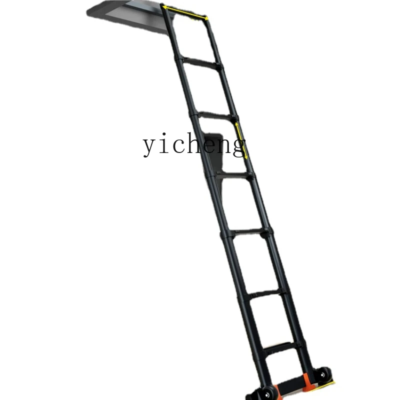 

Zc Aluminum Alloy Household Telescopic Ladder Thickened Multi-Functional Folding Stair Lifting Trestle Ladder Engineering Ladder